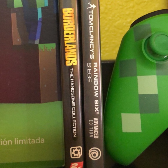 Xbox One S Minecraft Edition 1 TB bundle w/ games! - Picture 4 of 8